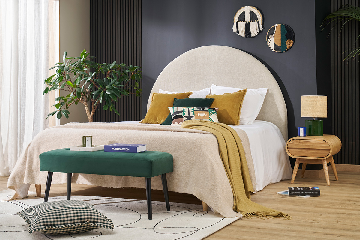 Comodino con cassetto vintage legno chiaro (set di 2) BJORG