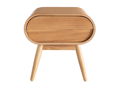 Comodino design frassino 1 cassetto BJORG