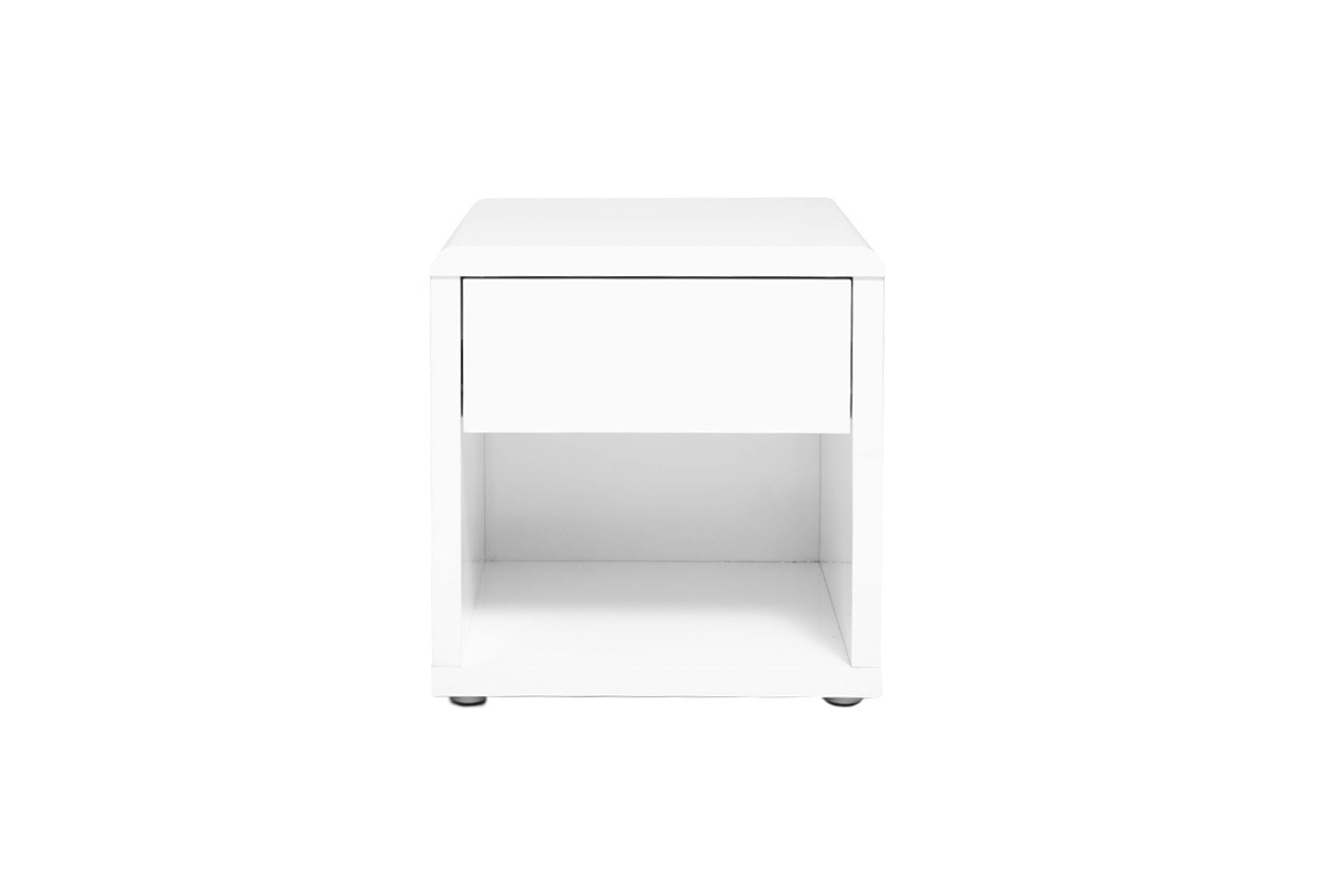 Comodino design laccato bianco ELIAH