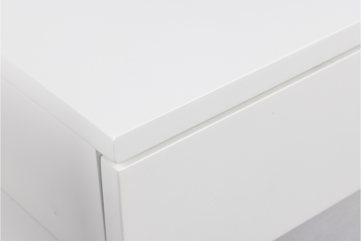 Comodino pensile bianco con cassetto L40 cm NASTY
