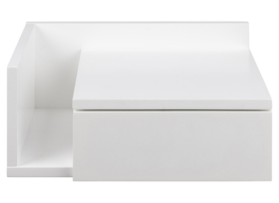 Comodino pensile bianco con cassetto NASTY