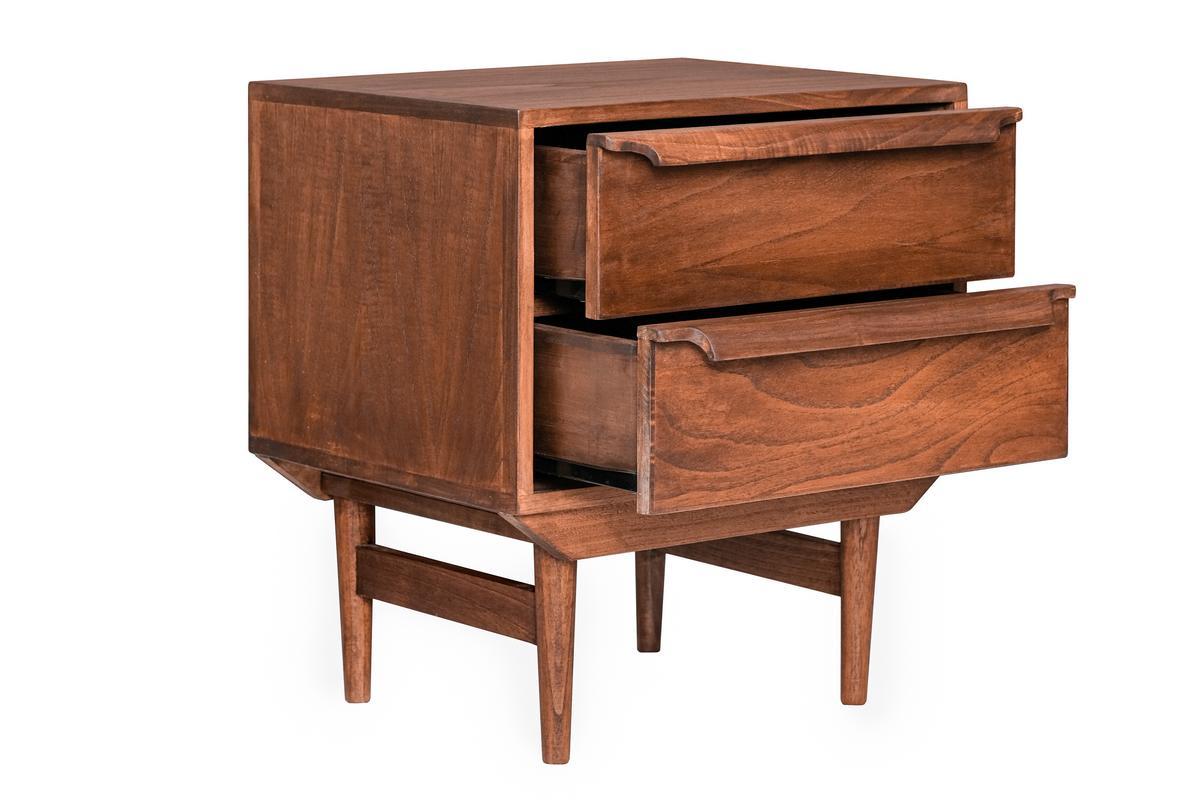 Comodino scandinavo 2 cassetti SEVEN
