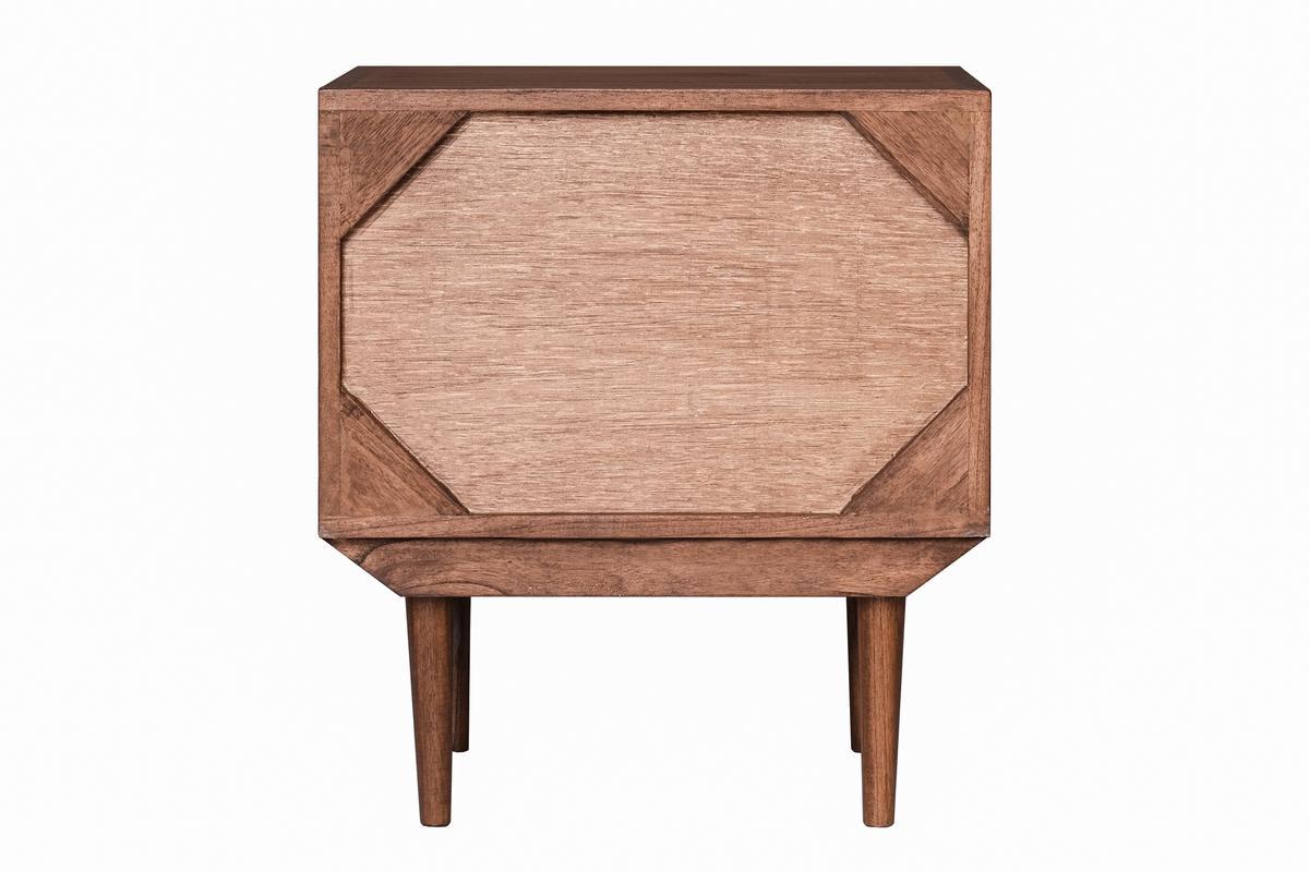 Comodino scandinavo 2 cassetti SEVEN