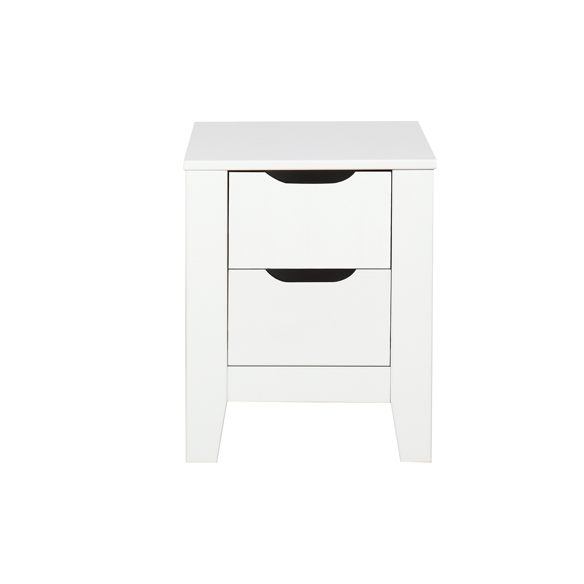 Comodino scandinavo bianco con cassetti MOLENE