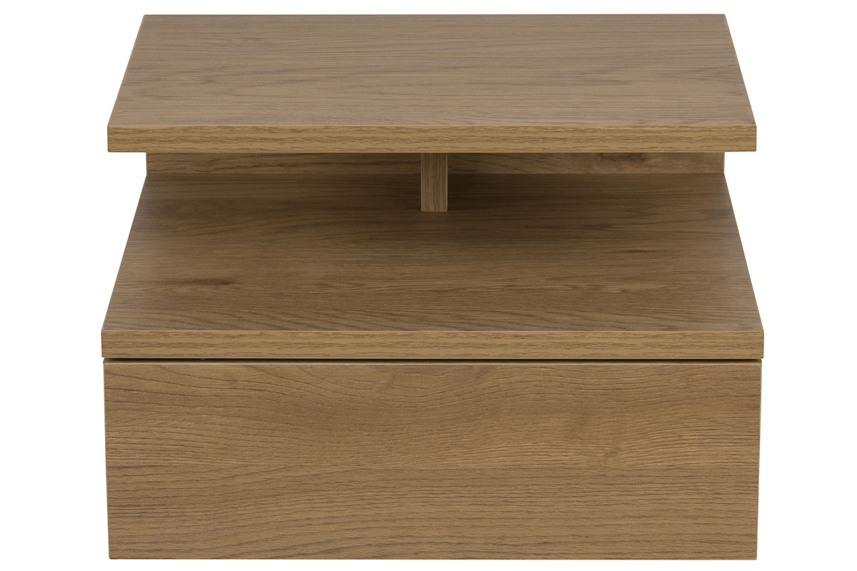 Comodino sospeso finitura rovere naturale MITSY