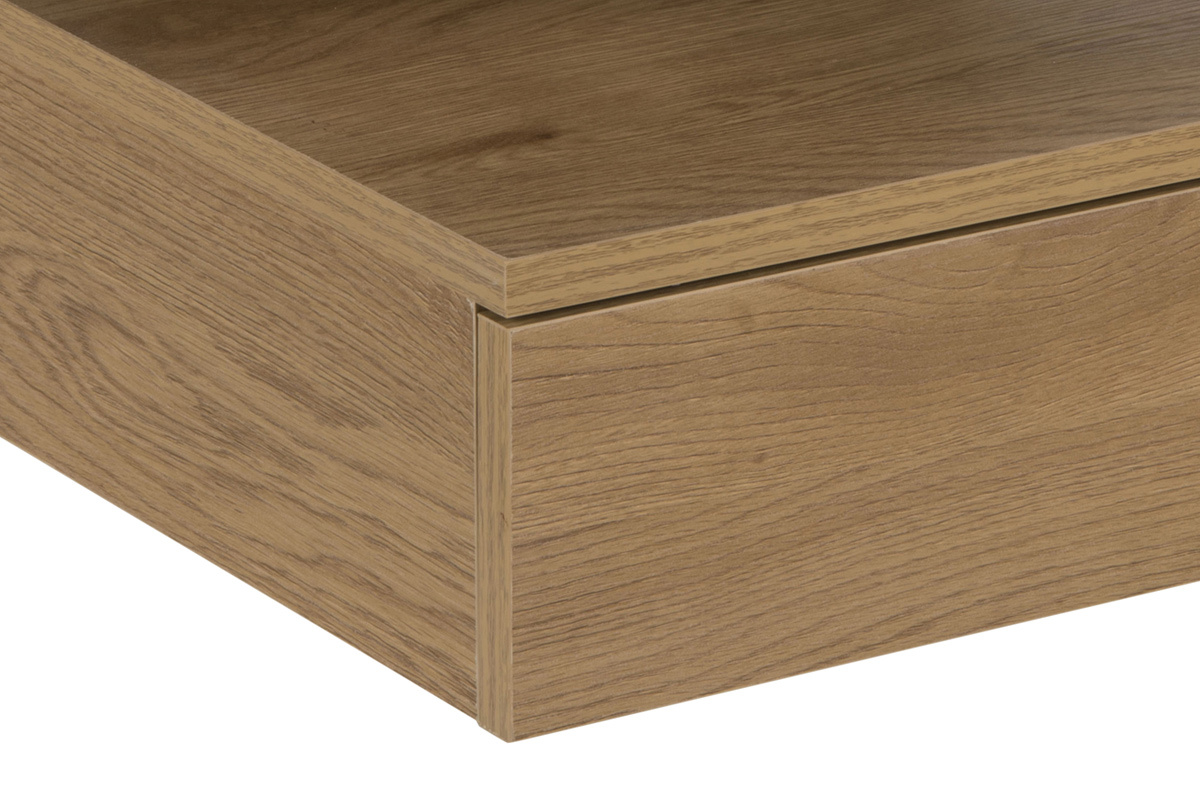 Comodino sospeso finitura rovere naturale MITSY