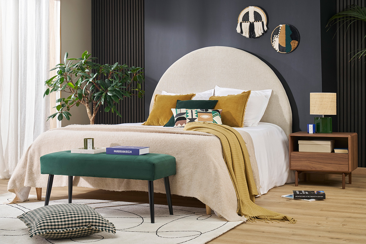 Comodino vintage noce SUVA