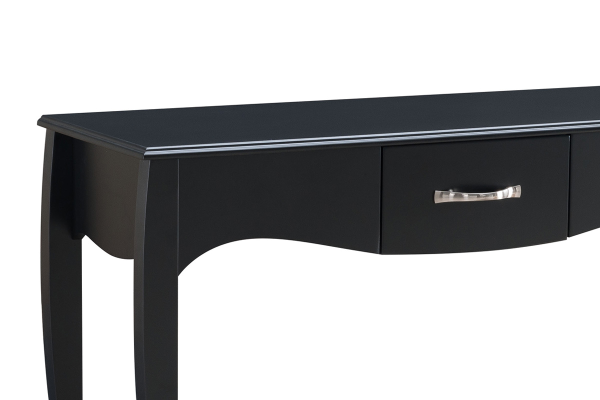 Console design barocco laccata Nero MARGOT