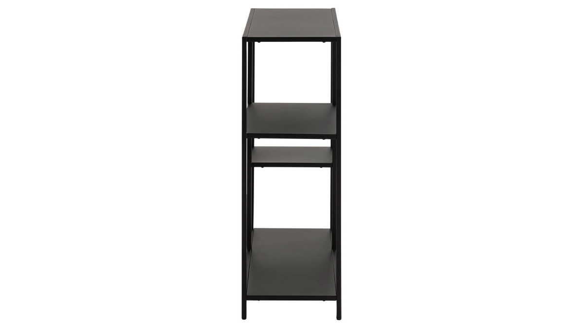 Console di design in metallo nero L80 cm PODIUM