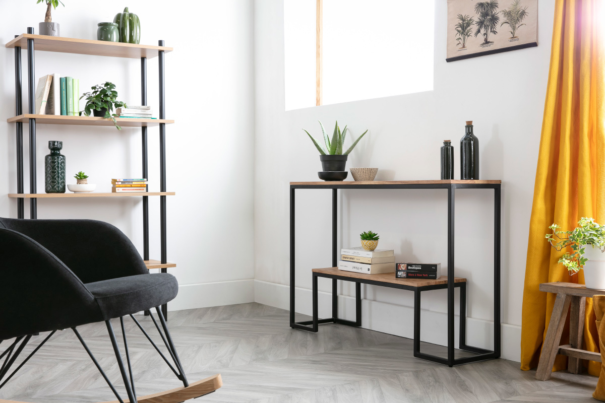 Console in acacia e metallo L115 cm GRENELLE