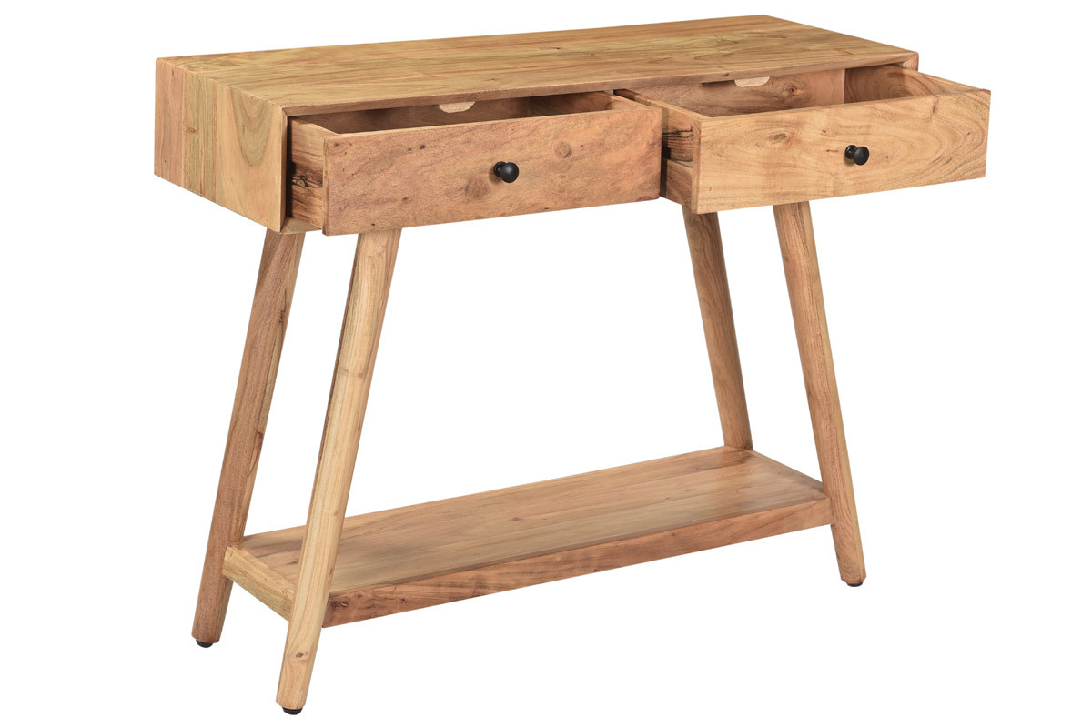 Console in acacia L100 cm MEEKO
