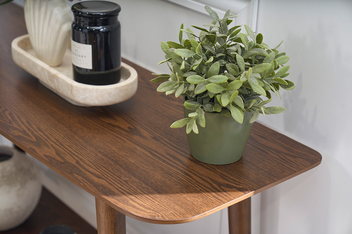 Console in legno scuro L120 cm CENDY