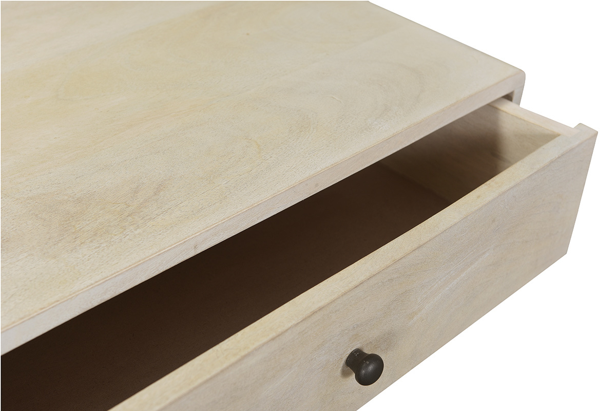 Console in mango con cassetto 110 cm MYO