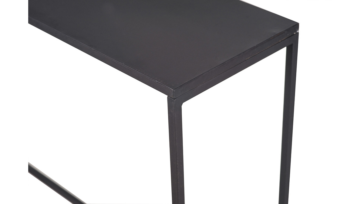 Console industriale in metallo Nero L100 cm KARL