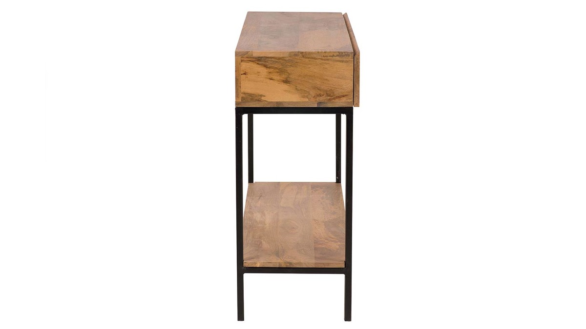 Console industriale legno di mango e metallo L110 cm YPSTER