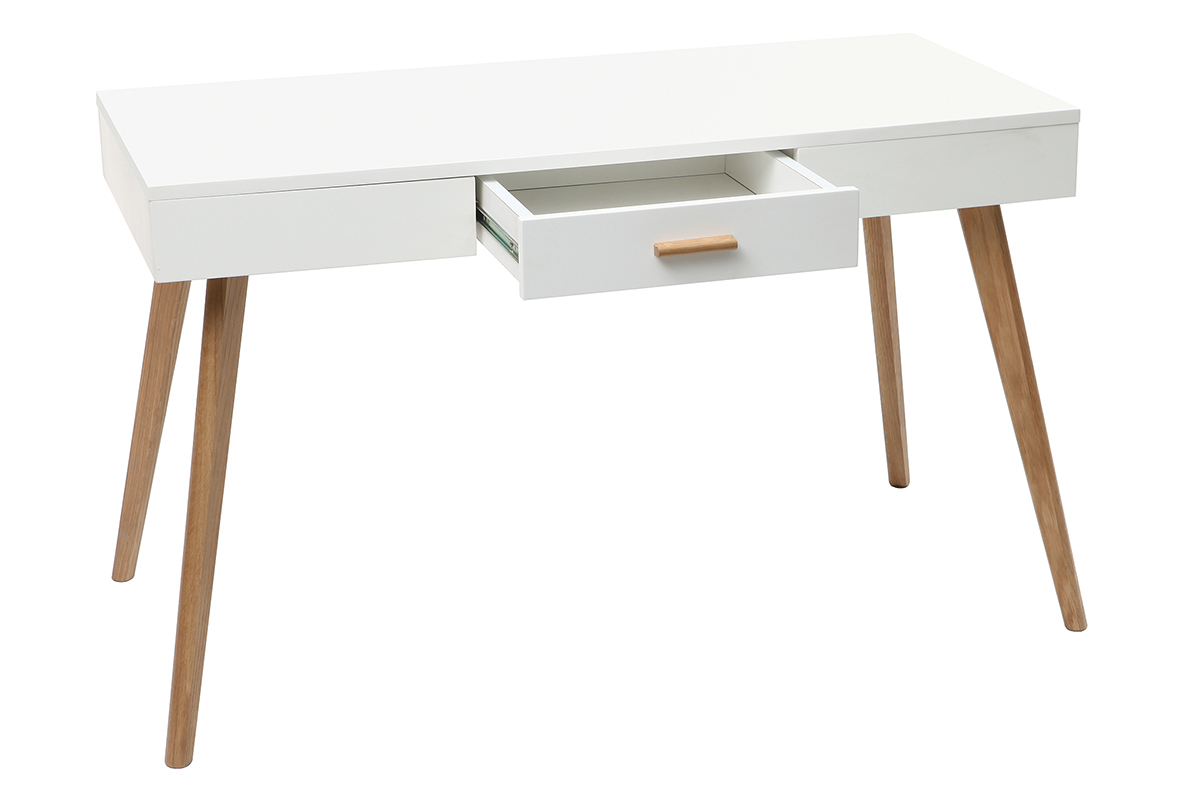 Console quercia e bianco L120 cm GILDA