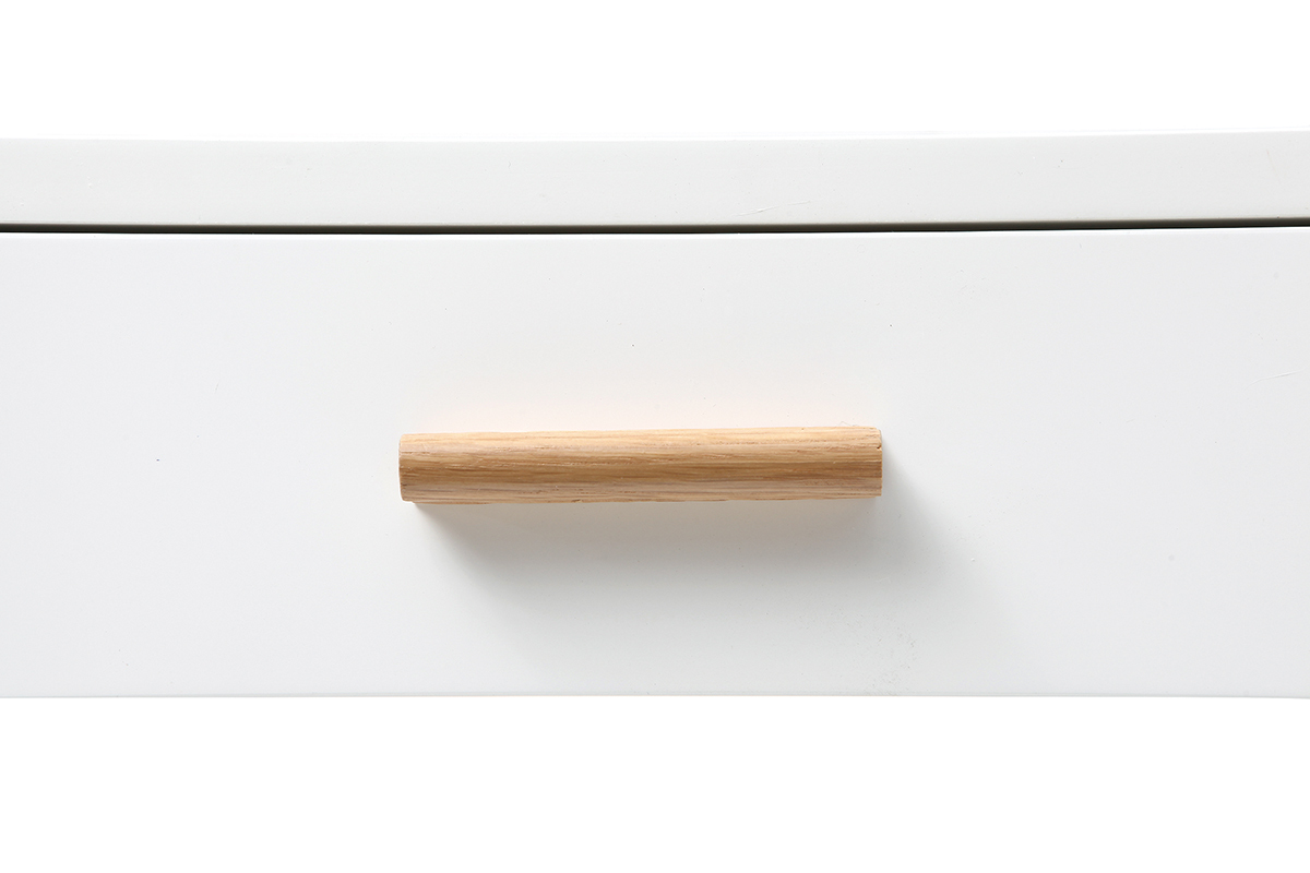 Console quercia e bianco L120 cm GILDA