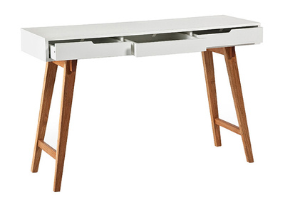Console scandinava legno e bianco ESKA - Console scandinava legno e bianco ESKA