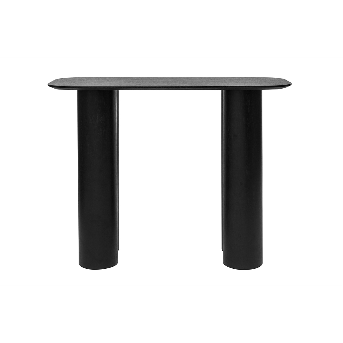 Consolle design in legno nero L100 cm FOLEEN