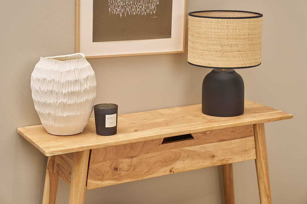 Consolle in massello di acacia L90 cm FRANKLIN