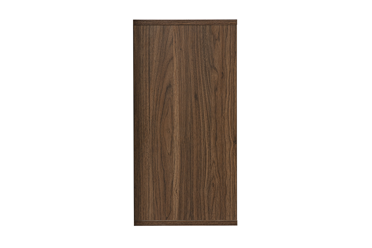 Mensola a parete finitura legno scuro noce L30 cm FLEXO, vista laterale