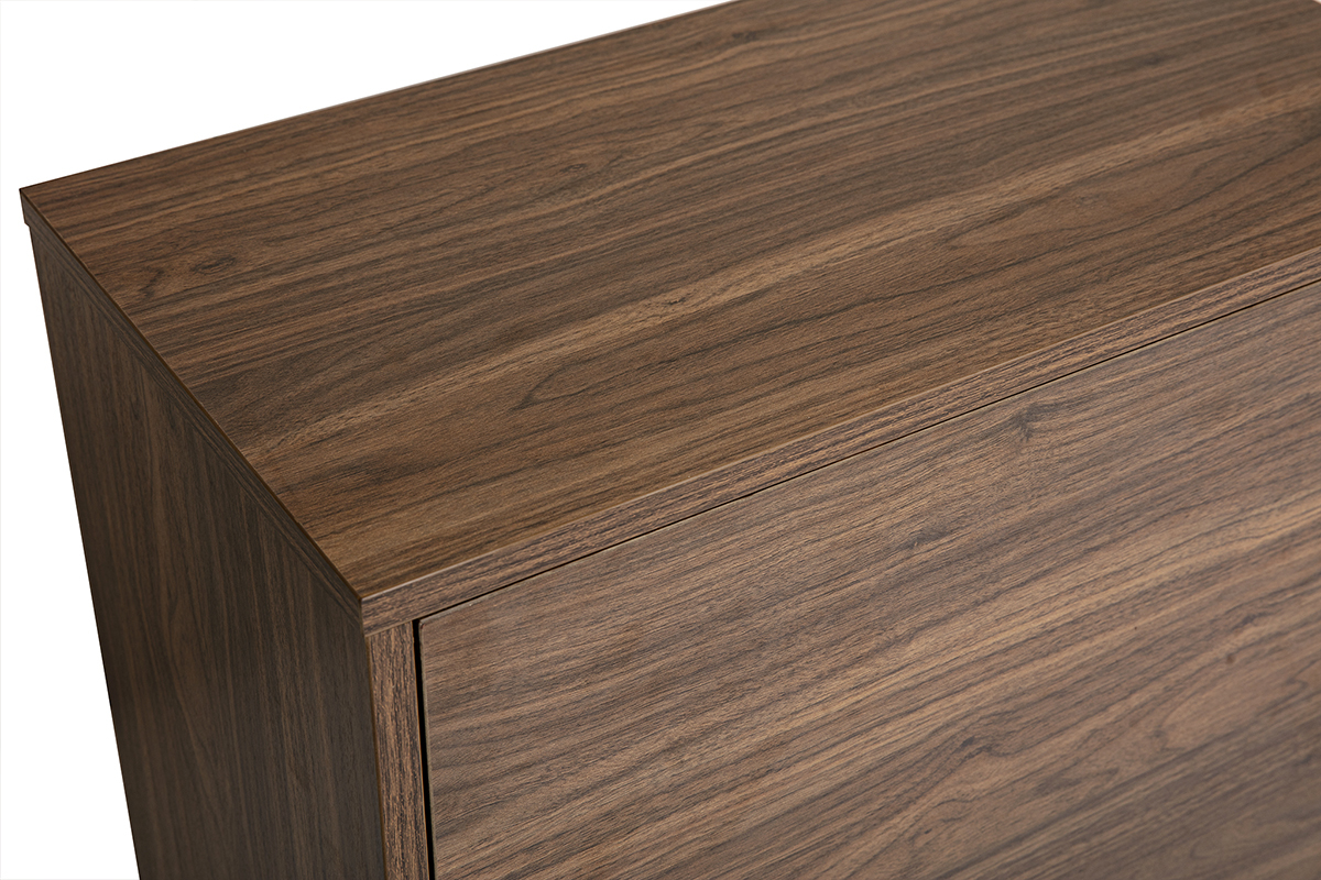 Contenitore da parete finitura legno scuro noce L55 cm FLEXO