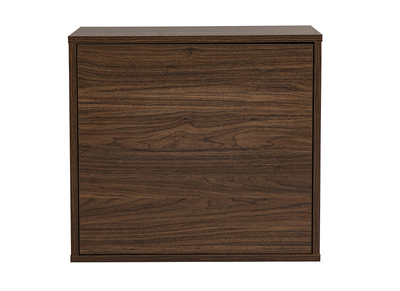 Contenitore da parete finitura legno scuro noce L55 cm FLEXO