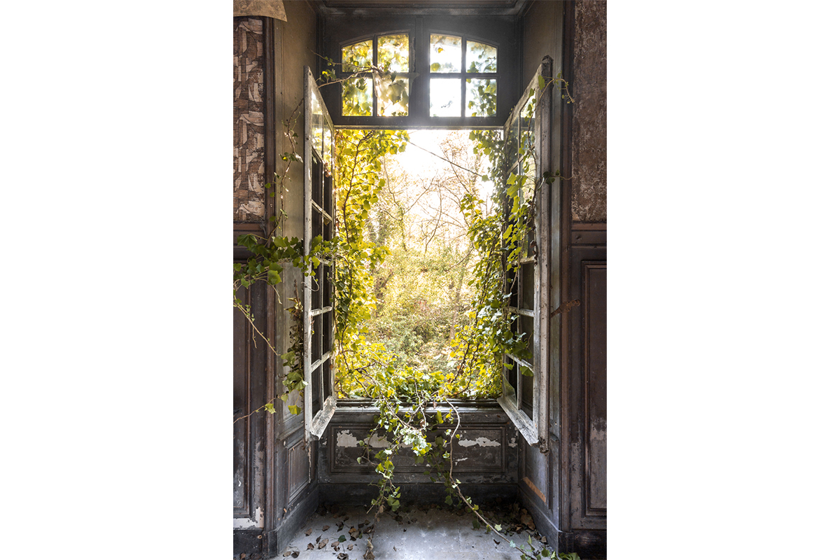 Cornice foto natura stile urbex plexiglass L80 x L120 cm LIERE