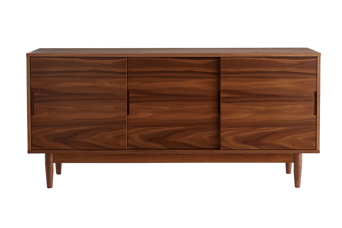 Credenza 3 ante scorrevoli noce L160 RYDD