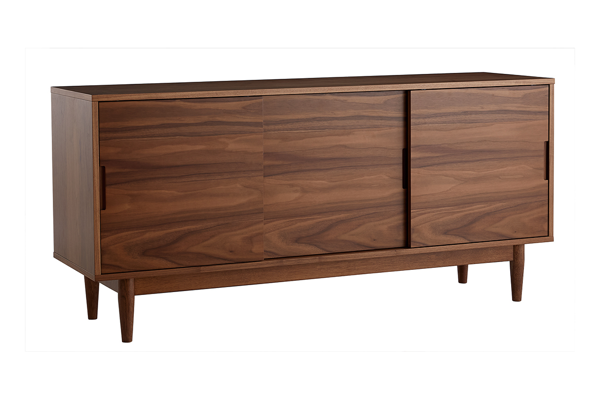 Credenza 3 ante scorrevoli noce L160 RYDD