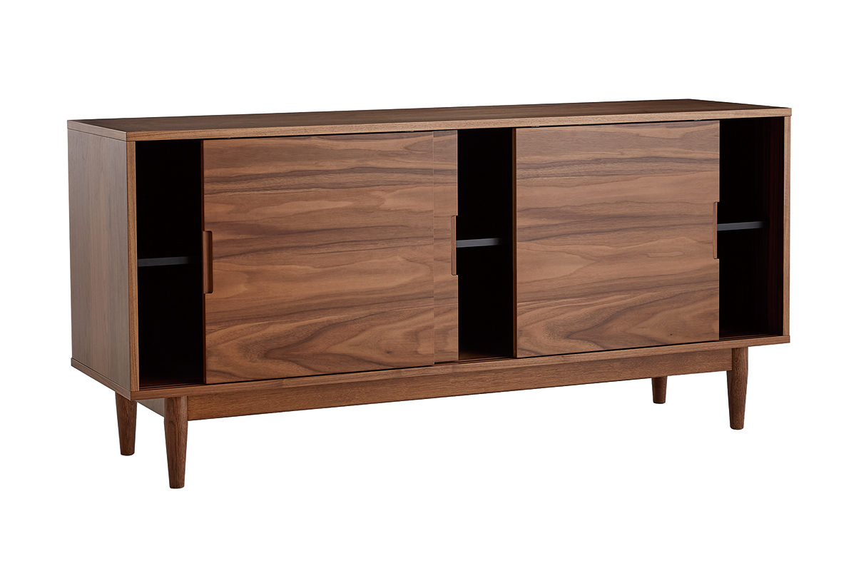 Credenza 3 ante scorrevoli noce L160 RYDD