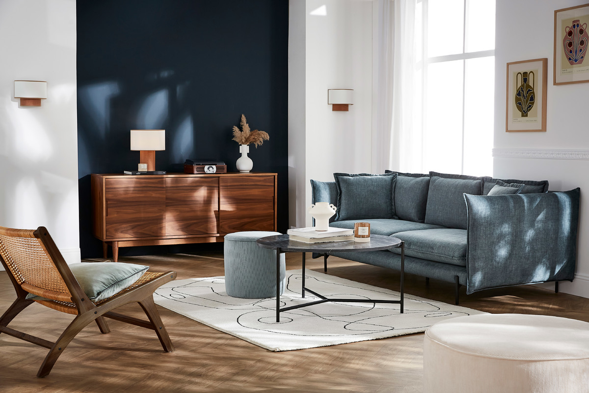 Credenza 3 ante scorrevoli noce L160 RYDD