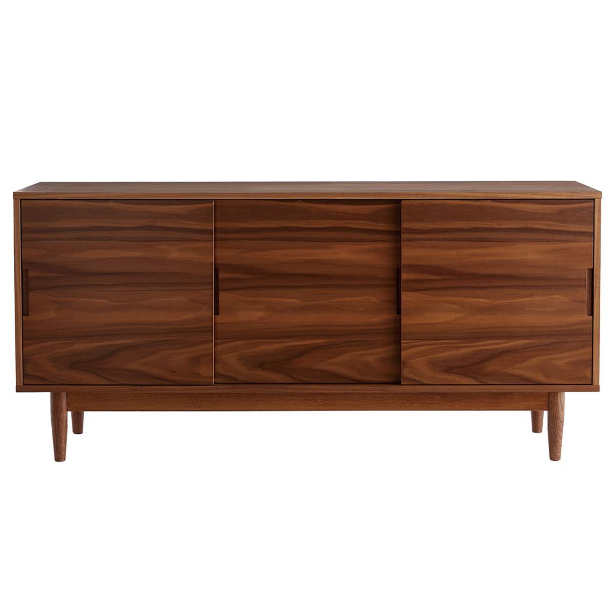 Credenza 3 ante scorrevoli noce L160 RYDD