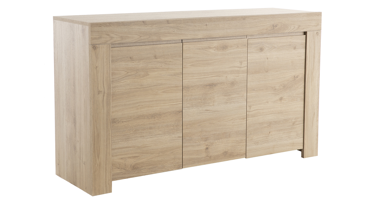 Credenza di design effetto rovere L138 cm TINO