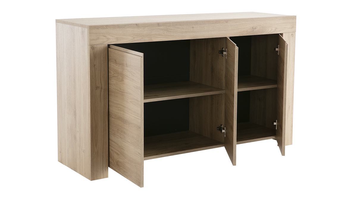 Credenza di design effetto rovere L138 cm TINO