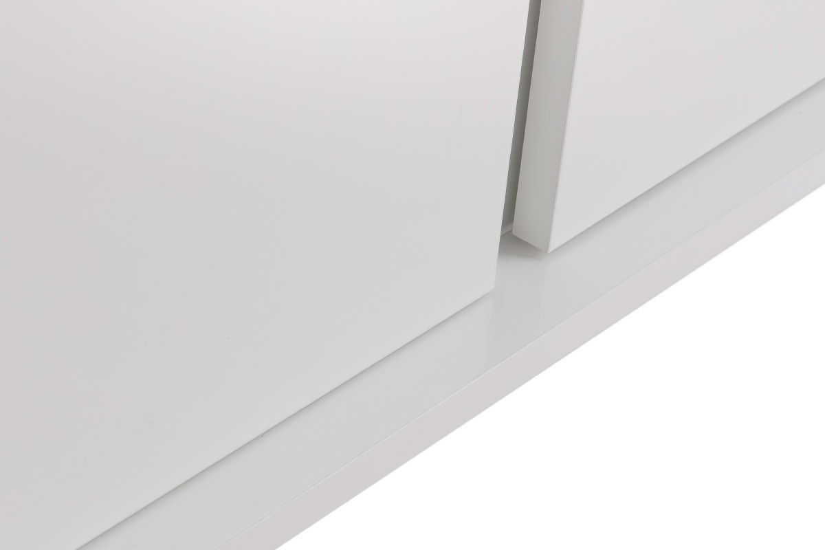 Credenza di design laccata bianca lucida L180 cm COMO