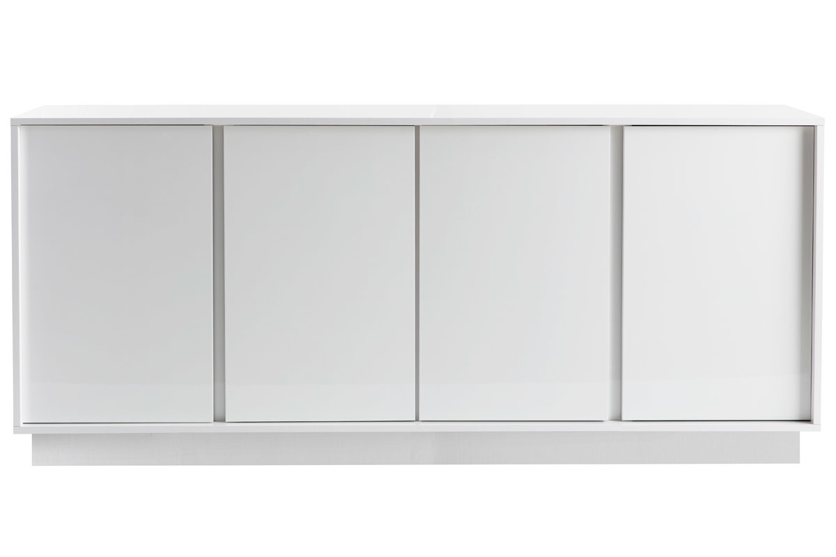 Credenza di design laccata bianca lucida L180 cm COMO