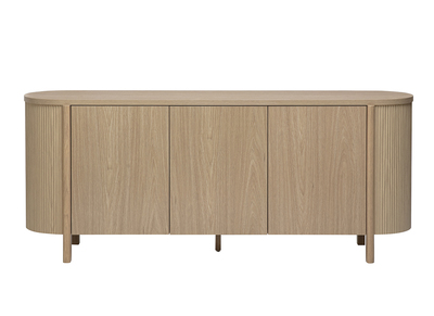 Credenza finitura legno chiaro rovere 3 ante L180 cm PAOLINE