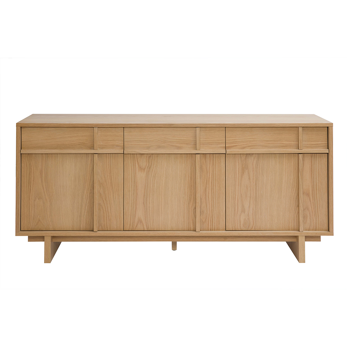 Credenza in legno chiaro di quercia L160 cm ZAO