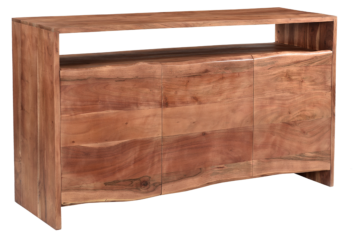 Credenza in legno massello 3 ante L150 cm BOHEMIAN