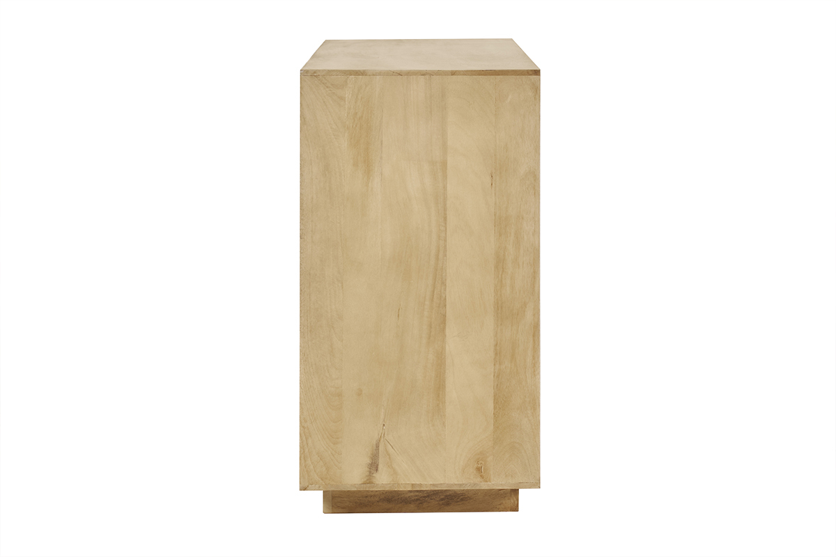 Credenza in legno massello di manghime 3 ante L160 cm MATCHA