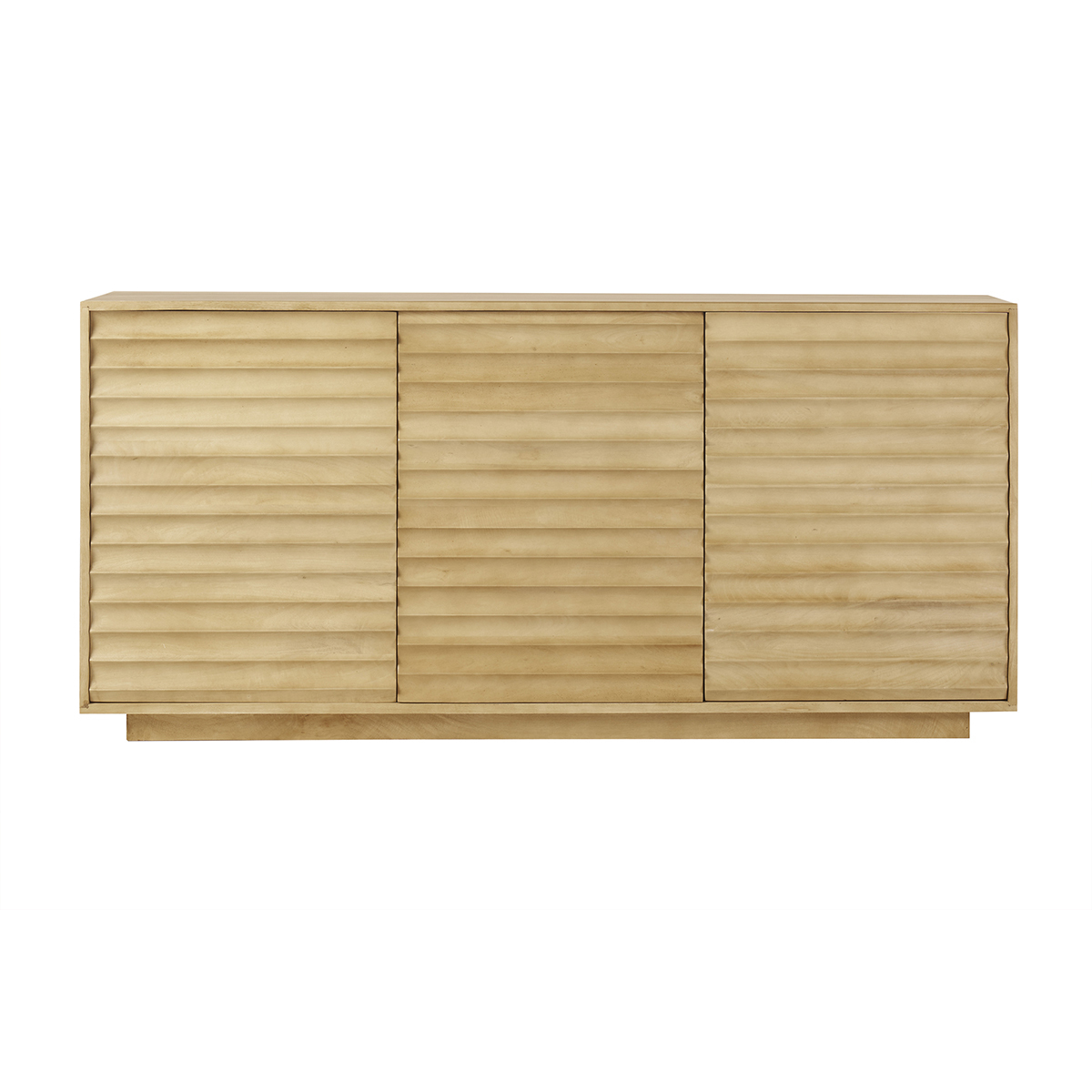 Credenza in legno massello di manghime 3 ante L160 cm MATCHA