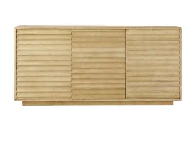 Credenza in legno massello di manghime 3 ante L160 cm MATCHA