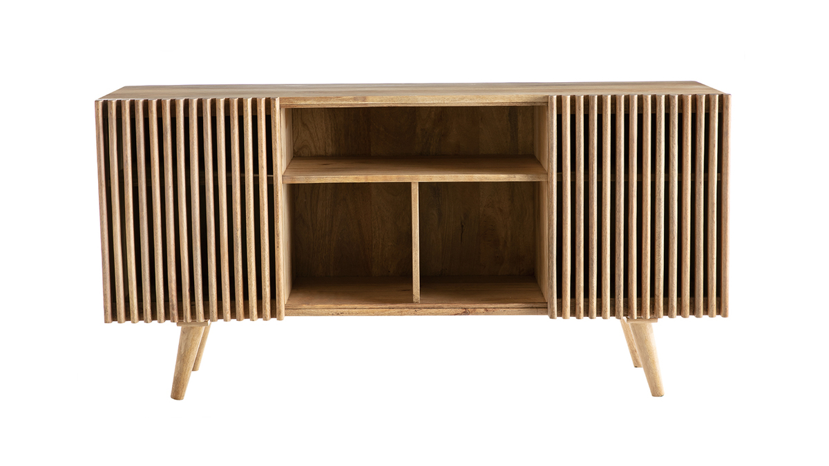 Credenza in mango con porte scorrevoli ALBA