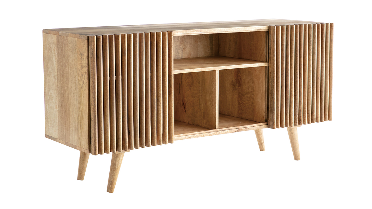 Credenza in mango con porte scorrevoli ALBA