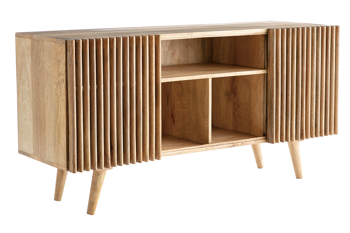 Credenza in mango con porte scorrevoli ALBA