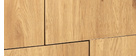 Credenza industriale 5 porte metallo legno TRESCA