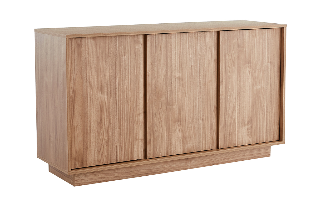 Credenza scandinava 3 ante finitura rovere L138 cm COMO
