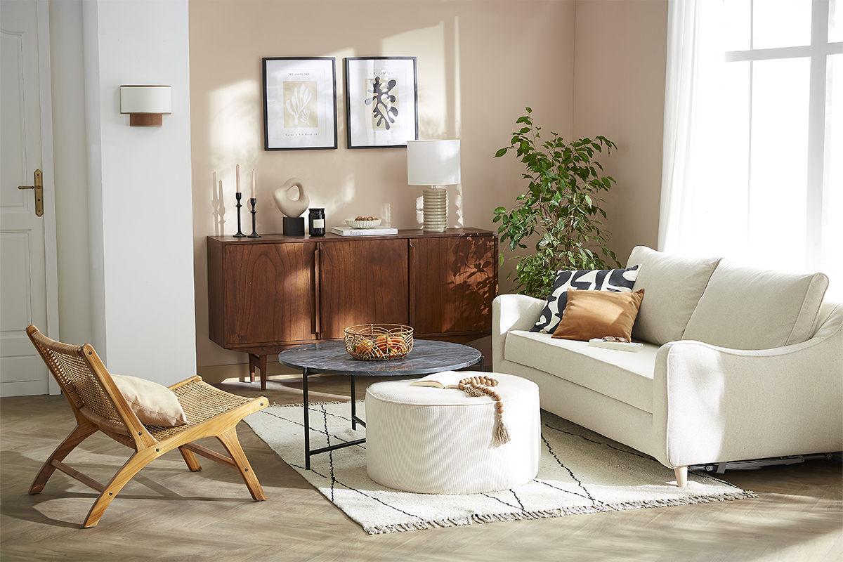 Credenza scandinava 3 ante L160 cm SEVEN
