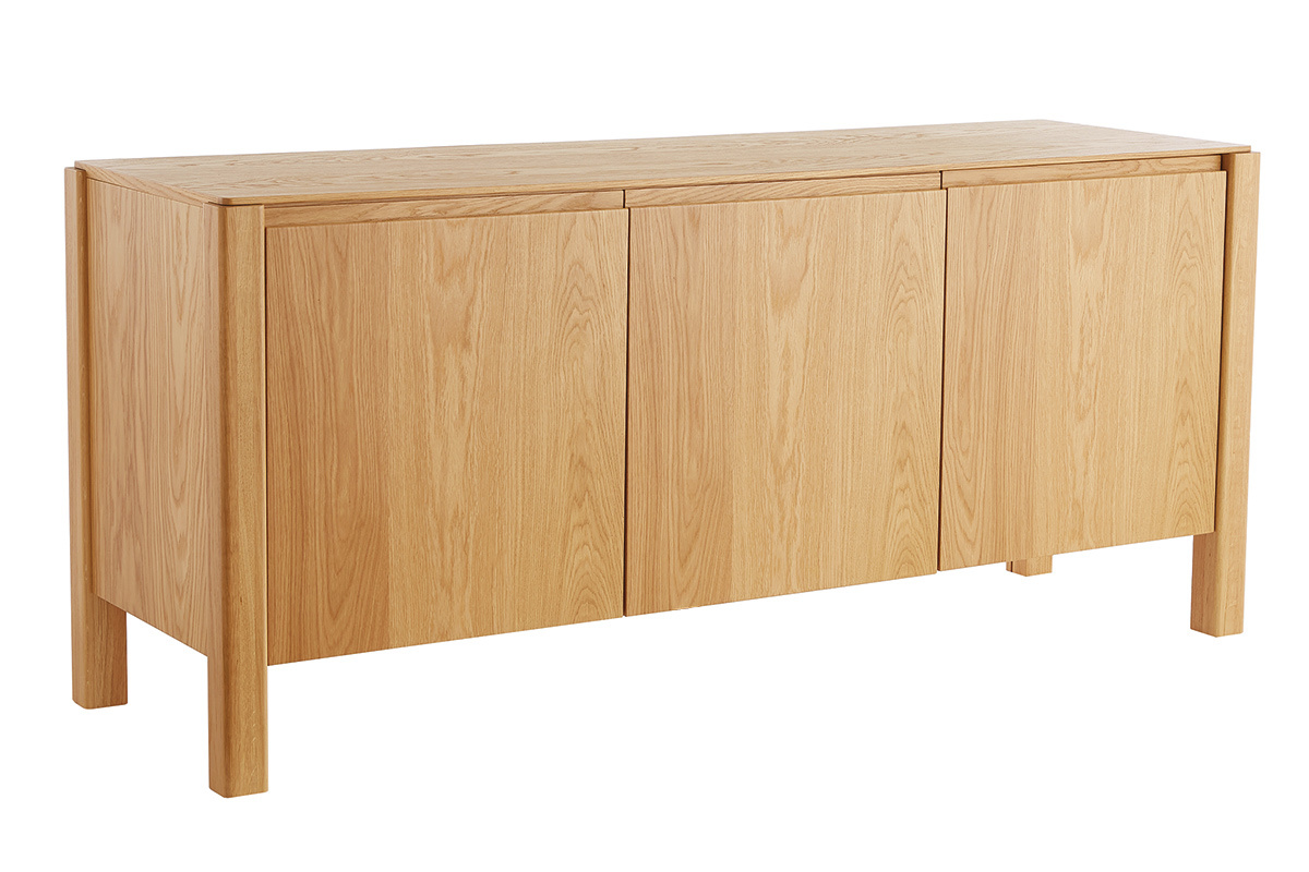 Credenza scandinava 3 ante legno rovere L166 cm AGALI